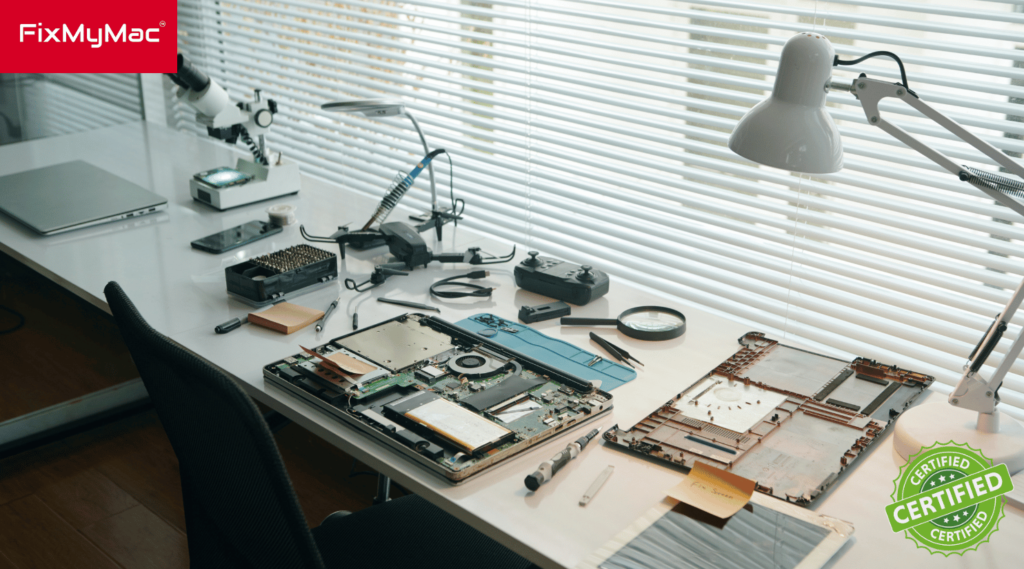 Image of Macbook Repair Process at FixMyMac Malaysia